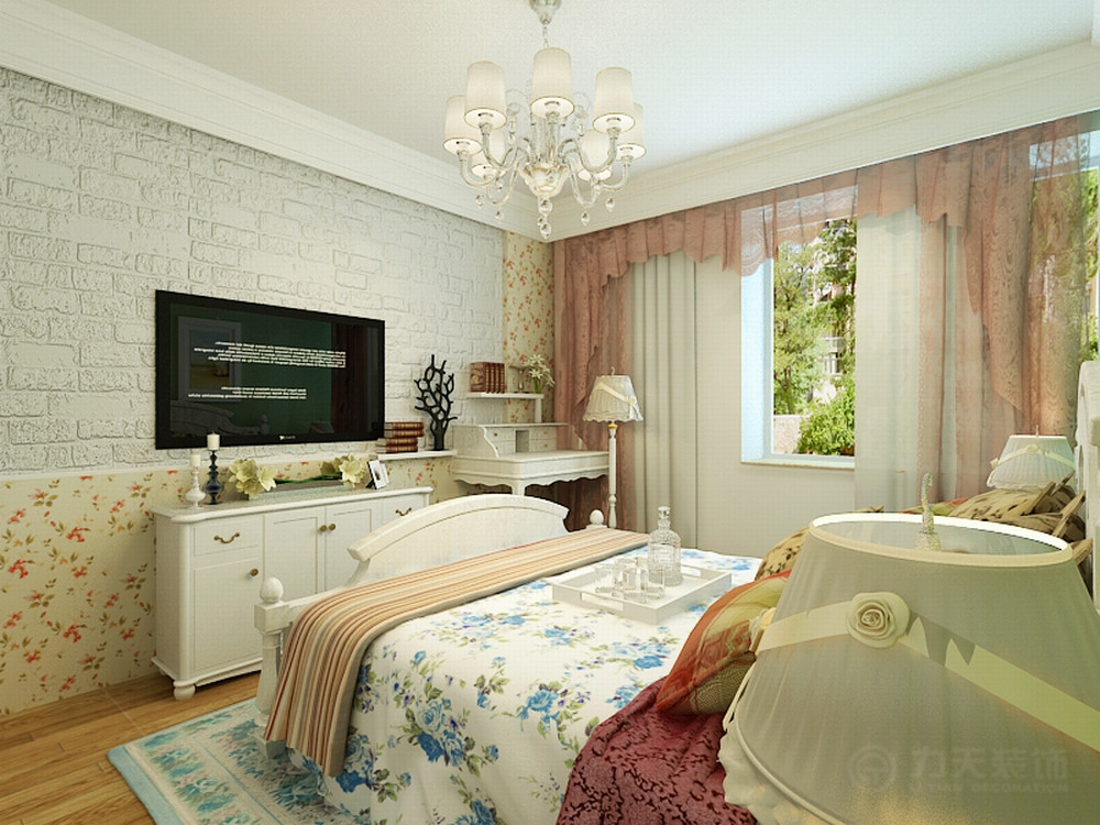 卧室图片来自阳光放扉er在保利海棠湾-97㎡-现代田园风格的分享
