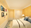 SOHOU现代城三居室户型次卧室效果图展示