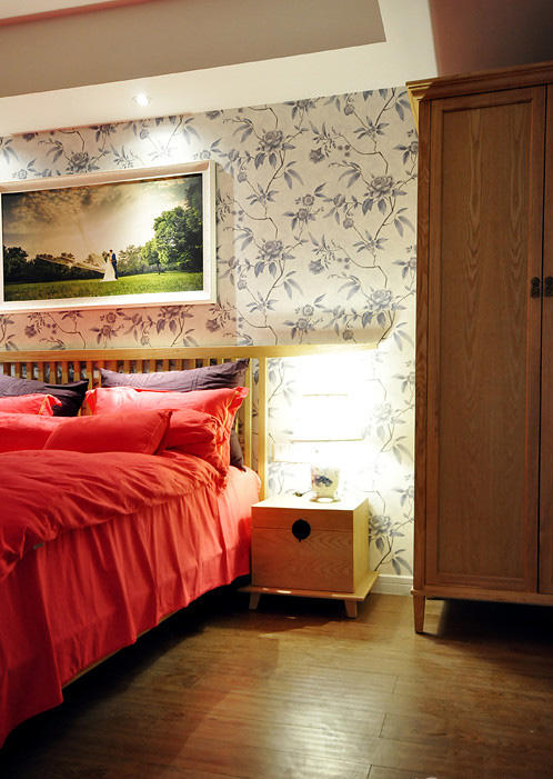 卧室图片来自家装大管家在89平新中式淡雅居 温馨时尚空间的分享