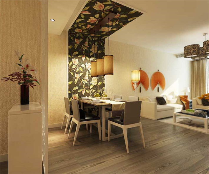 混搭 三居 餐厅图片来自百家装饰小王在金地铂悦125平的分享