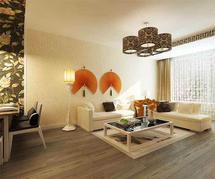 混搭 三居 客厅图片来自百家装饰小王在金地铂悦125平的分享