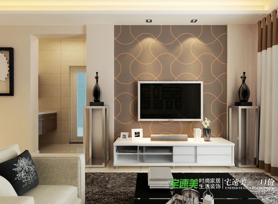 现代风格 美加印象 客厅图片来自芜湖宅速美刘鹏在华强城美加印象89平现代风格的分享