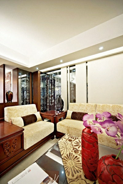 翡翠城 128平米 现代中式 三室 客厅图片来自cdxblzs在翡翠城 128平米 现代中式的分享