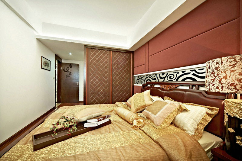 翡翠城 128平米 现代中式 三室 卧室图片来自cdxblzs在翡翠城 128平米 现代中式的分享