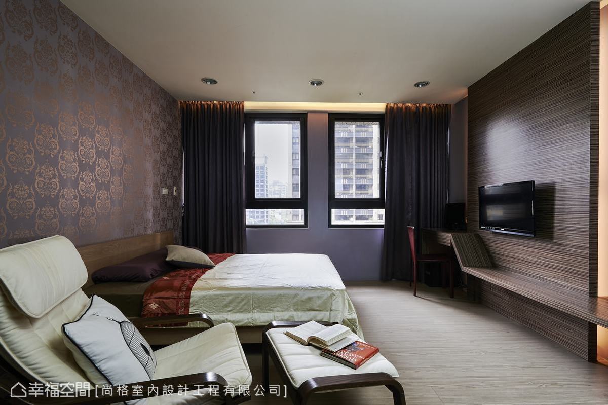 卧室图片来自幸福空间在122平简练时尚 现代品味居所的分享