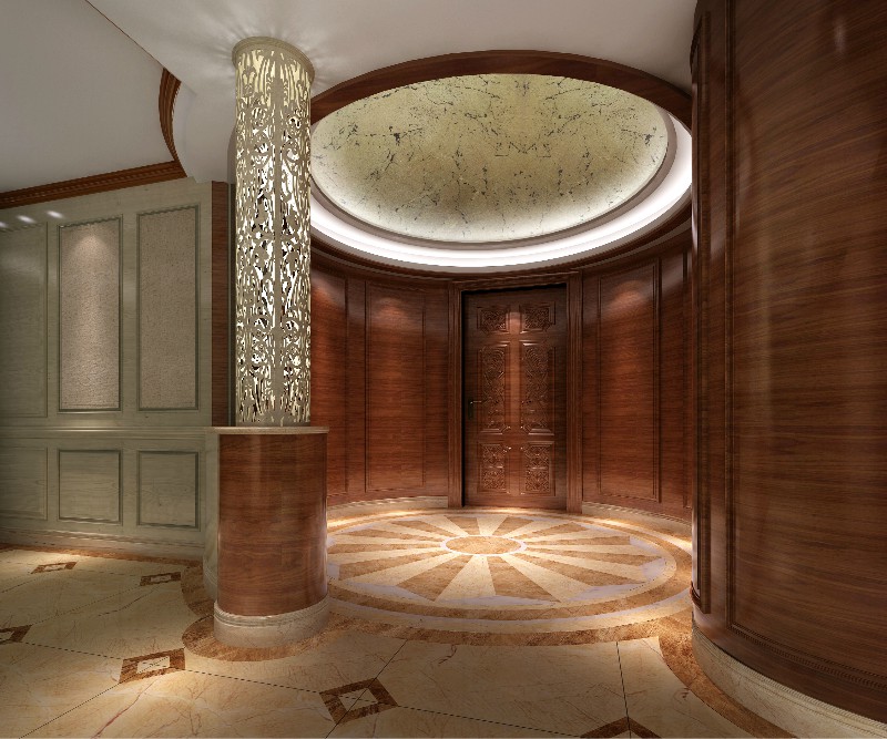 门厅图片来自万达九固装饰在金都汉宫的分享