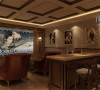 西郊世纪华城别墅装修美式风格设计——上海聚通装潢