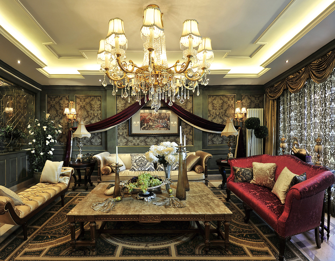 法式 别墅 卧室图片来自紫禁尚品设计师李擎在棕榈滩中央别墅凡是风格的分享