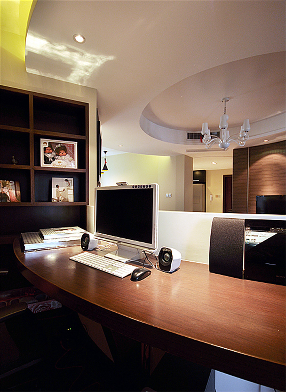 简约 三居 白领 书房图片来自天津科艺隆装饰在科艺隆-红磡公寓-现代简约-127平的分享