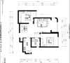 海信慧园90平米~现代简约简单大方两居室设计效果图