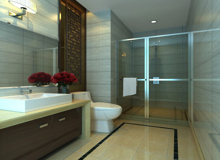 中式风格 别墅 卫生间图片来自实创装饰上海公司在410平别墅中式风格的分享