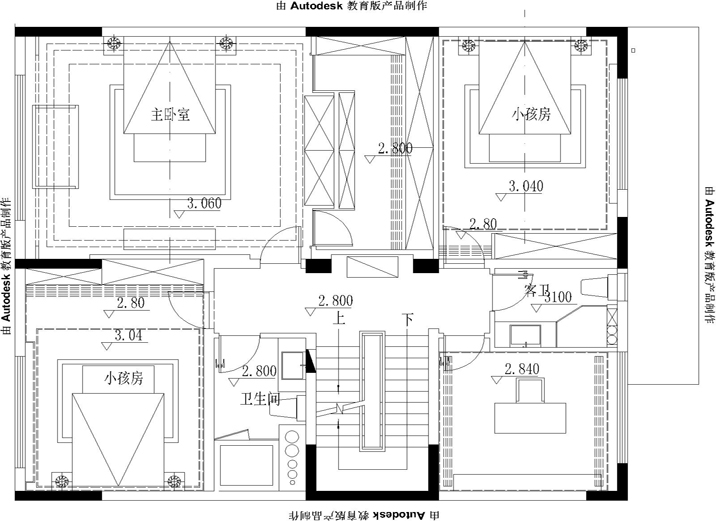 中式风格 别墅 户型图图片来自实创装饰上海公司在410平别墅中式风格的分享