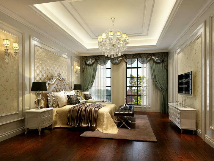 瑞丽庄园 360平米 现代欧式 别墅 卧室图片来自cdxblzs在瑞丽庄园 360平米 现代欧式 别墅的分享