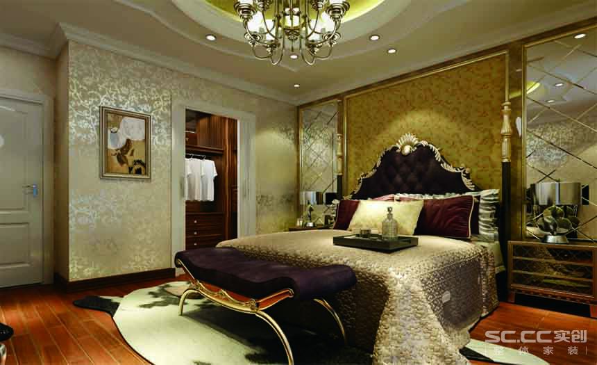 简约 欧式 三居 白领 收纳 80后 小资 卧室图片来自实创装饰百灵在欧式三居120平米首城汇景湾的分享