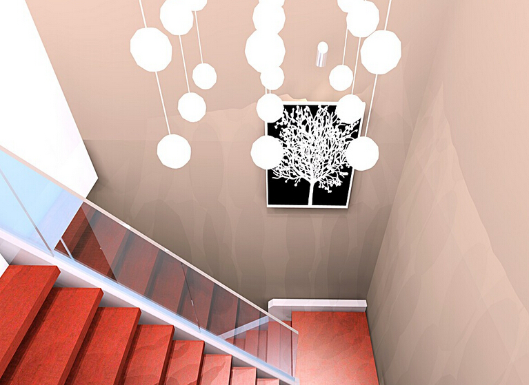 米兰剪影 现代欧式 三室 楼梯图片来自cdxblzs在米兰剪影 现代欧式 三室的分享