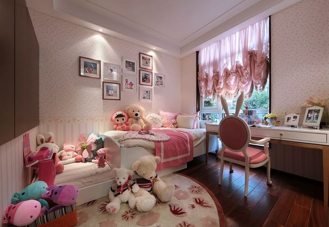 日升装饰 儿童房图片来自装修设计芳芳在127平新中式风格的分享