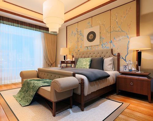 中式 复式 别墅 卧室图片来自孙文强在晋城中式风格的分享