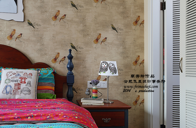 混搭 三居 收纳 80后 小资 家居 设计 合肥 个性 卧室图片来自合肥飞墨李秀玲设计在精致小女人的花样空间的分享