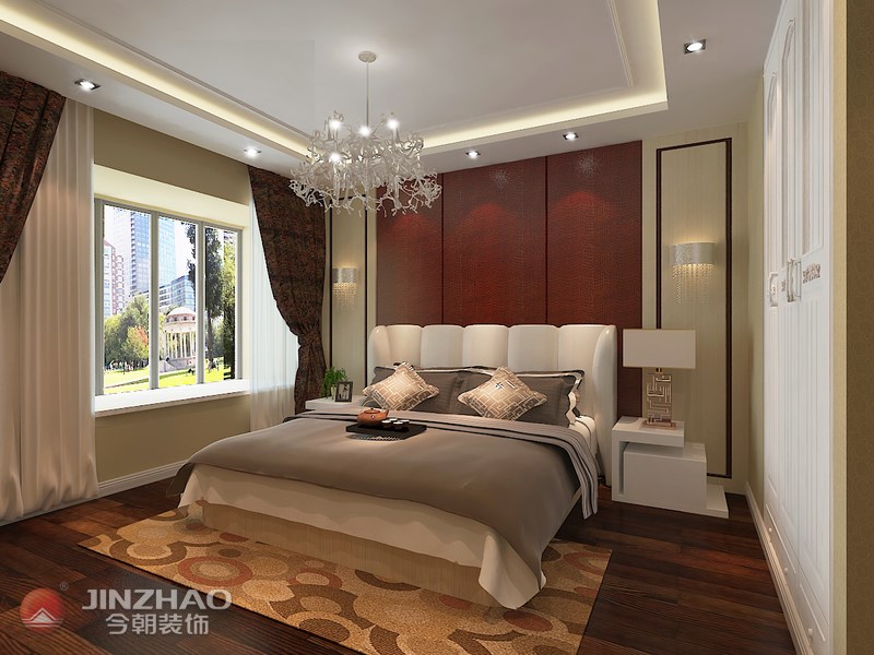 卧室图片来自阿布的小茅屋15034052435在昌盛双喜城187.7平米--现代风格的分享