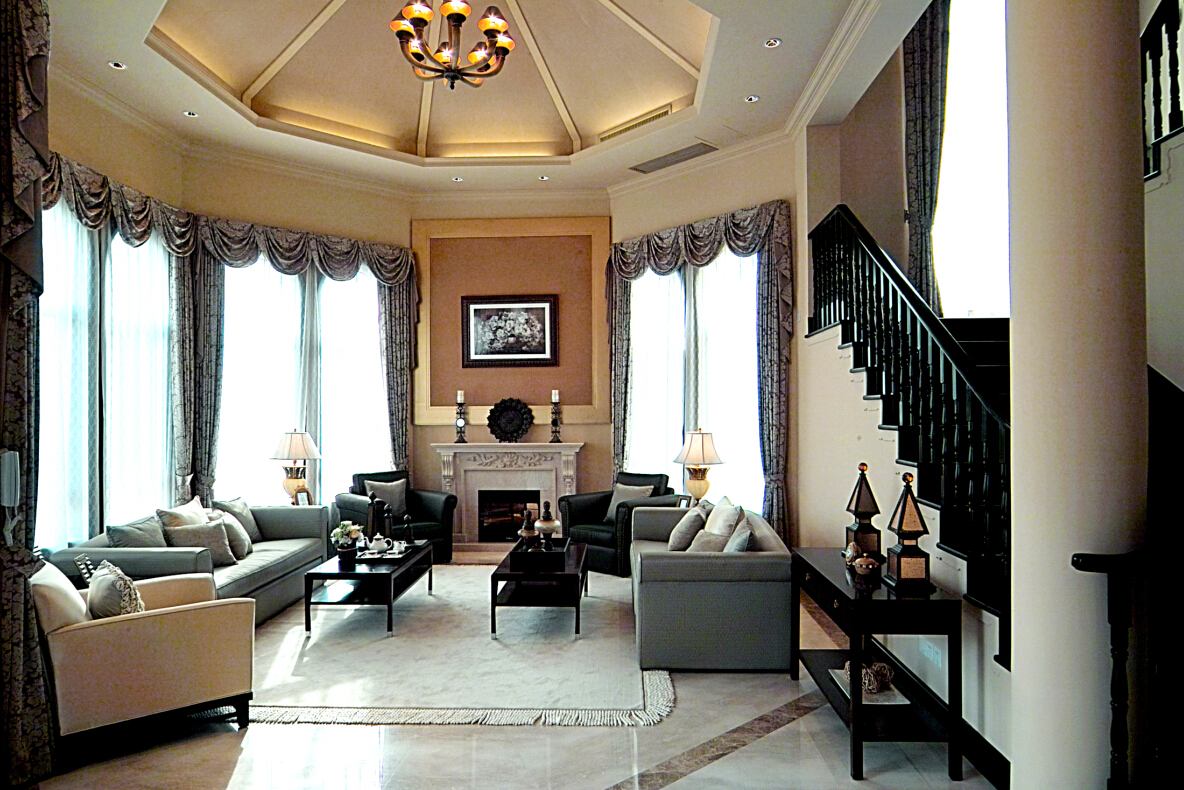 地中海 别墅 客厅图片来自紫禁尚品设计师李擎在珠江壹千栋的分享