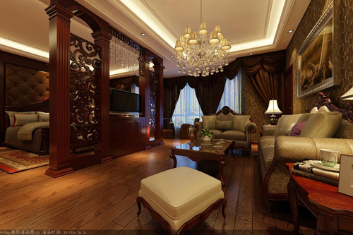 中式 别墅 简约 客厅图片来自孙文强在新郑自建别墅的分享