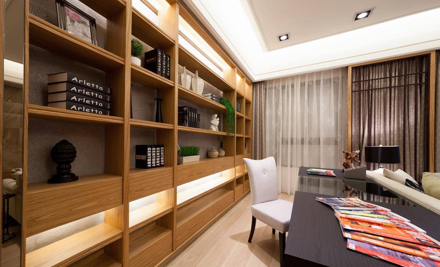 日式 二居 白领 小资 80后 书房图片来自武汉实创装饰在华润置地橡树湾日式116方两居室的分享