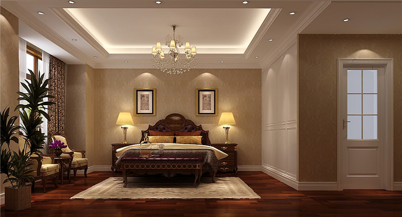卧室图片来自高度国际装饰阿一在龙湖·双珑原著样板间装修案例的分享