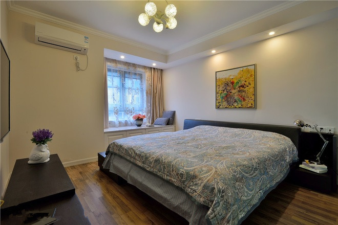 卧室图片来自超凡装饰邓赛威在海马公园140平装修效果图的分享