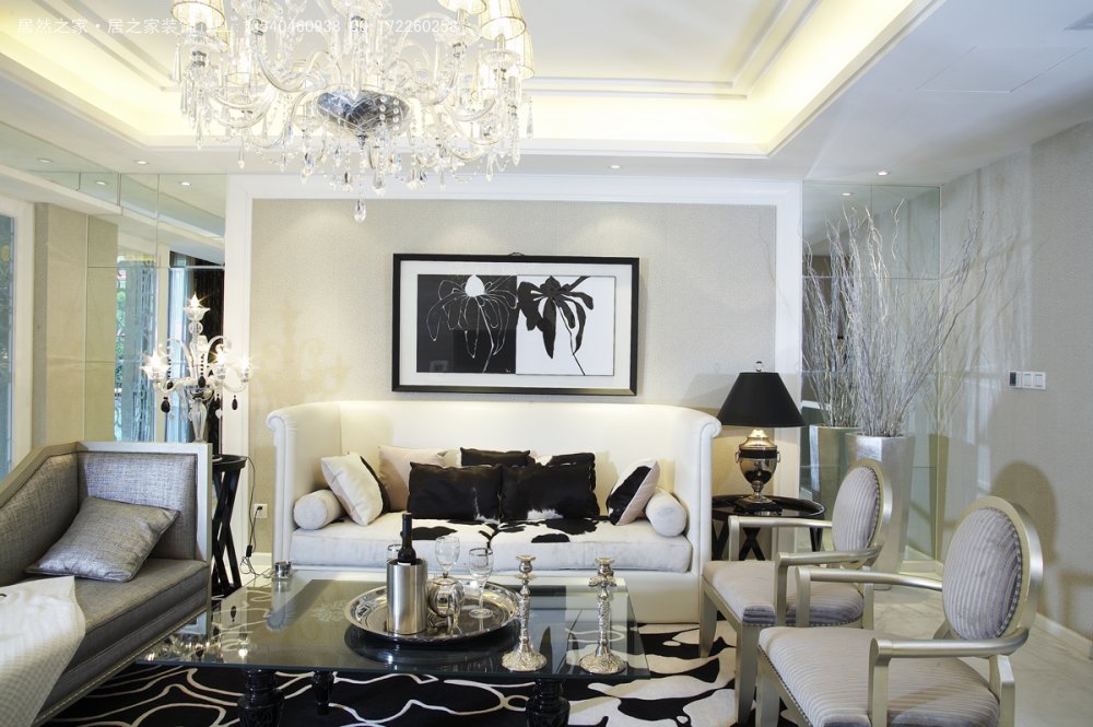 新古典风格 客厅图片来自居之家装饰有限公司在保利香槟-新古典风格的分享