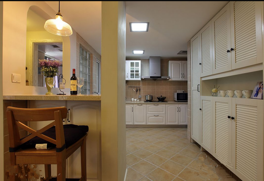 厨房图片来自超凡装饰邓赛威在天地湾110平装修案列的分享