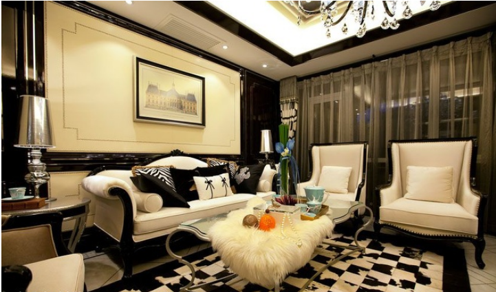 客厅图片来自超凡装饰邓赛威在思念果岭161平装修案列的分享