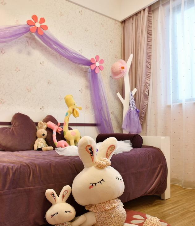 简约 二居 儿童房图片来自超凡装饰邓赛威在江南小镇75平装修案列的分享
