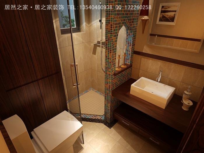 中式风格 二居 卫生间图片来自居之家装饰有限公司在南湖国际-中式风格的分享