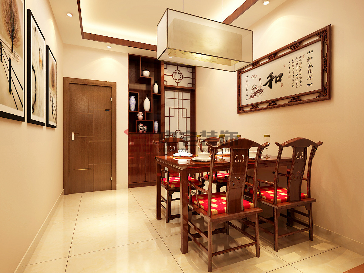二居 中式 磅礴大气 文化底蕴 精致 餐厅图片来自中宅装饰_在深厚文化底蕴的中式风格的分享