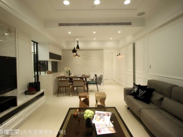 小预算打造106平现代美式宅