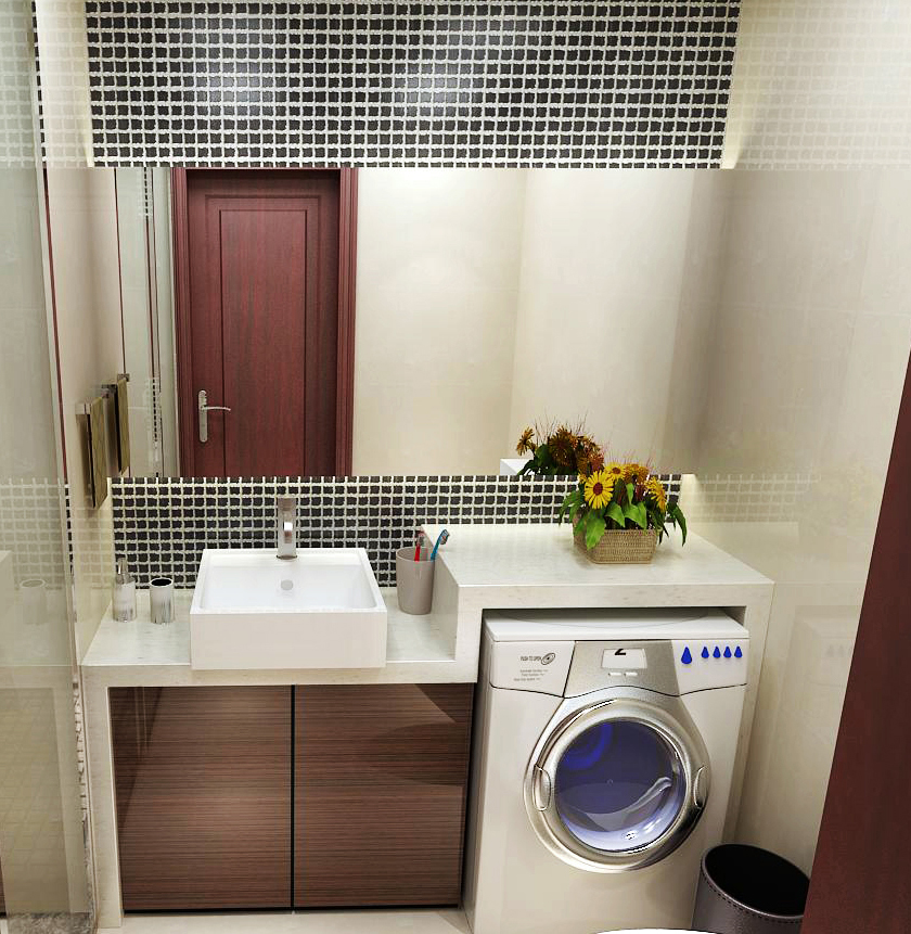 现代 欧式 混搭 三居 卫生间图片来自乐豪斯装饰张洪博在欧派都市的分享