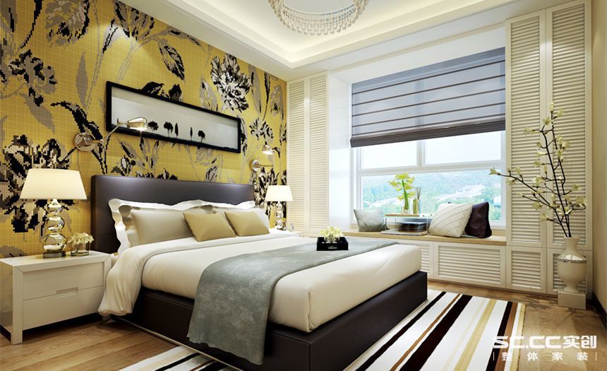 卧室图片来自交换空间刘杨成室内设计师在140平简约设计的分享