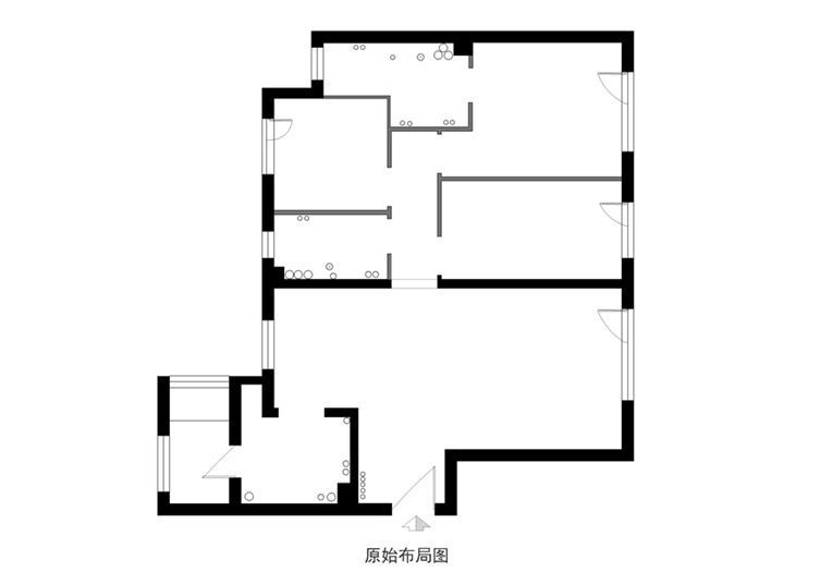 户型图图片来自交换空间刘杨成室内设计师在140平简约设计的分享