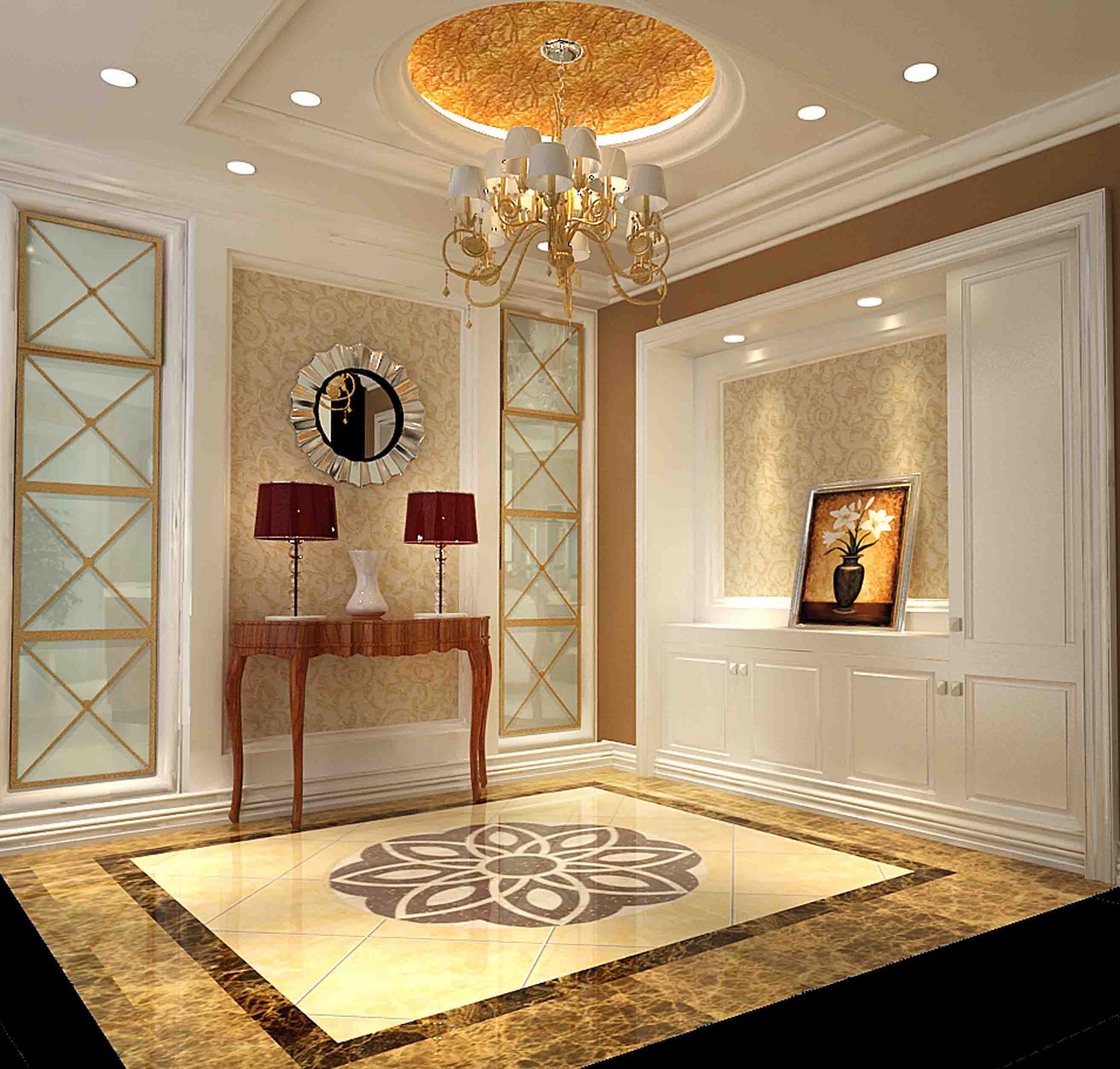 欧式 别墅 上海实创 装修公司 装修 客厅图片来自孙进进在300平米独栋别墅定义奢华欧式的分享