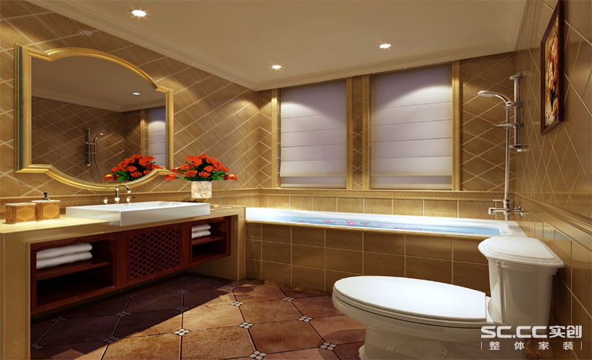 卫生间图片来自交换空间刘杨成室内设计师在欧式设计的分享