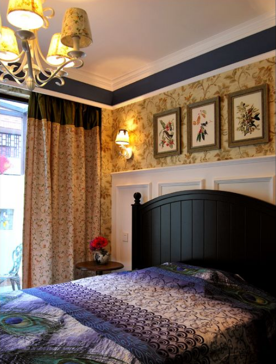 卧室图片来自超凡装饰邓赛威在帝湖•龙吟墅装修案列的分享