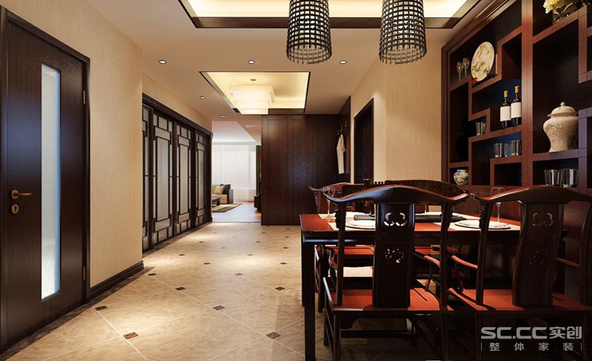 餐厅图片来自交换空间刘杨成室内设计师在精耕细作新中式设计的分享