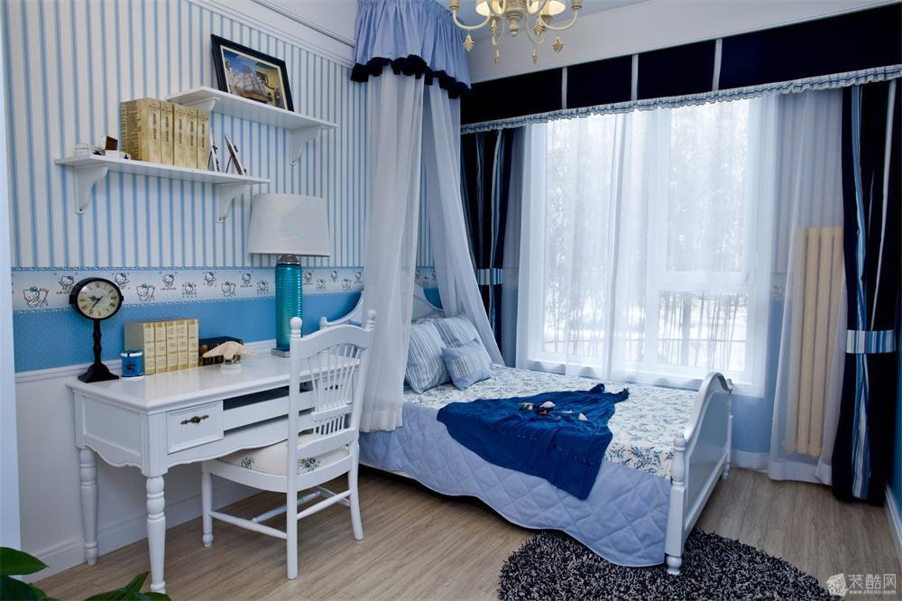 地中海 混搭 温馨 三居 8090 卧室图片来自朗润装饰工程有限公司在舒适温馨 地中海三居室的分享