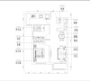 此户型为和泓四季恋城e2户型两室一厅一厨一卫，建筑面积为63.01㎡。