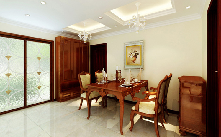 餐厅图片来自交换空间刘杨成室内设计师在温馨欧式古典风格的分享