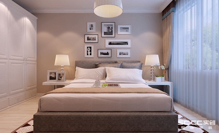 卧室图片来自交换空间刘杨成室内设计师在60平小户型也可以设计欧式的分享