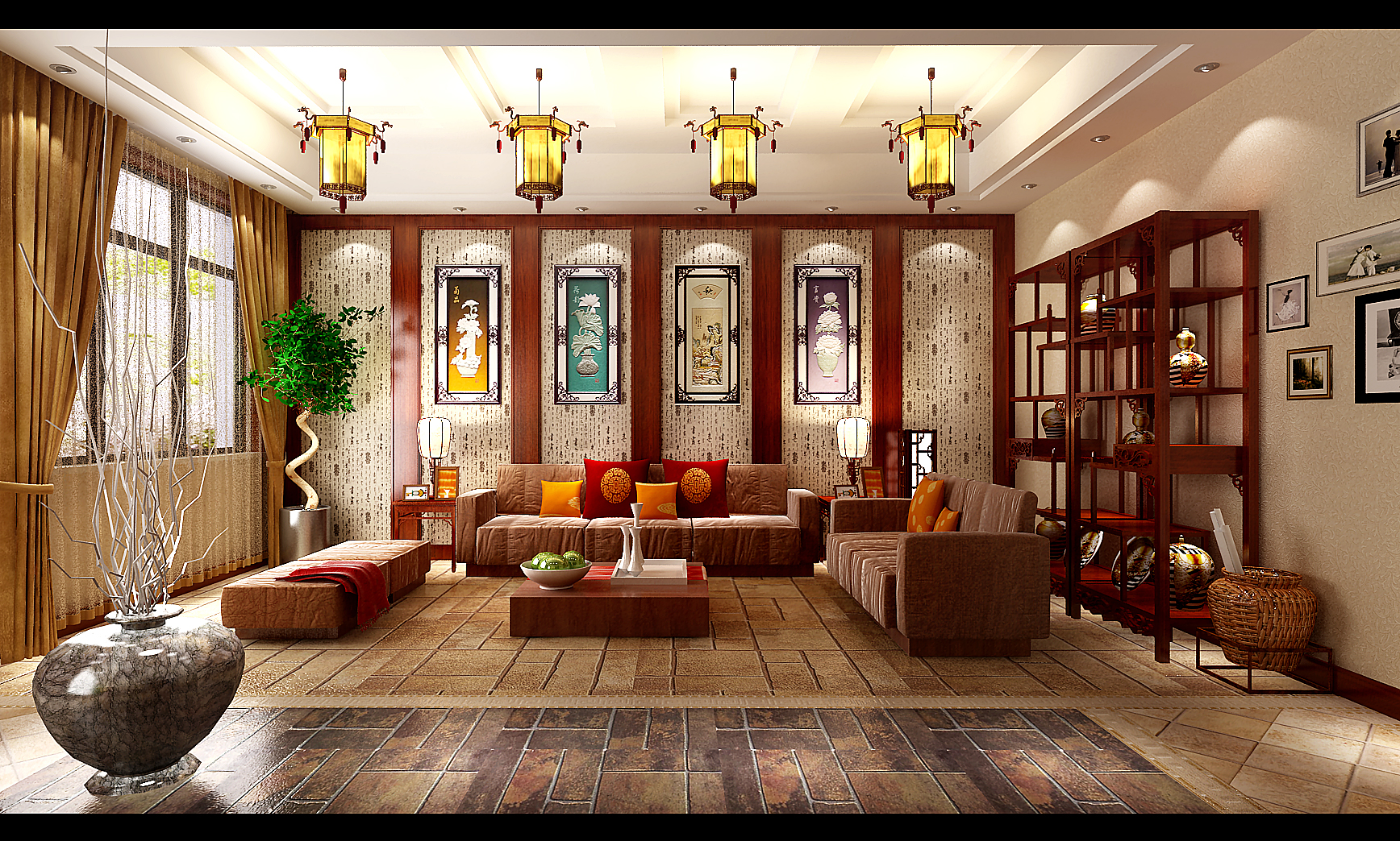 别墅 简约 白领 旧房改造 收纳 田园 混搭 客厅图片来自设计师王璞在新乡孟电别墅的分享