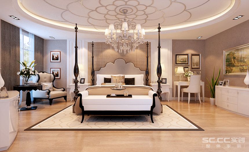 卧室图片来自交换空间刘杨成室内设计师在时尚简约欧式风的分享