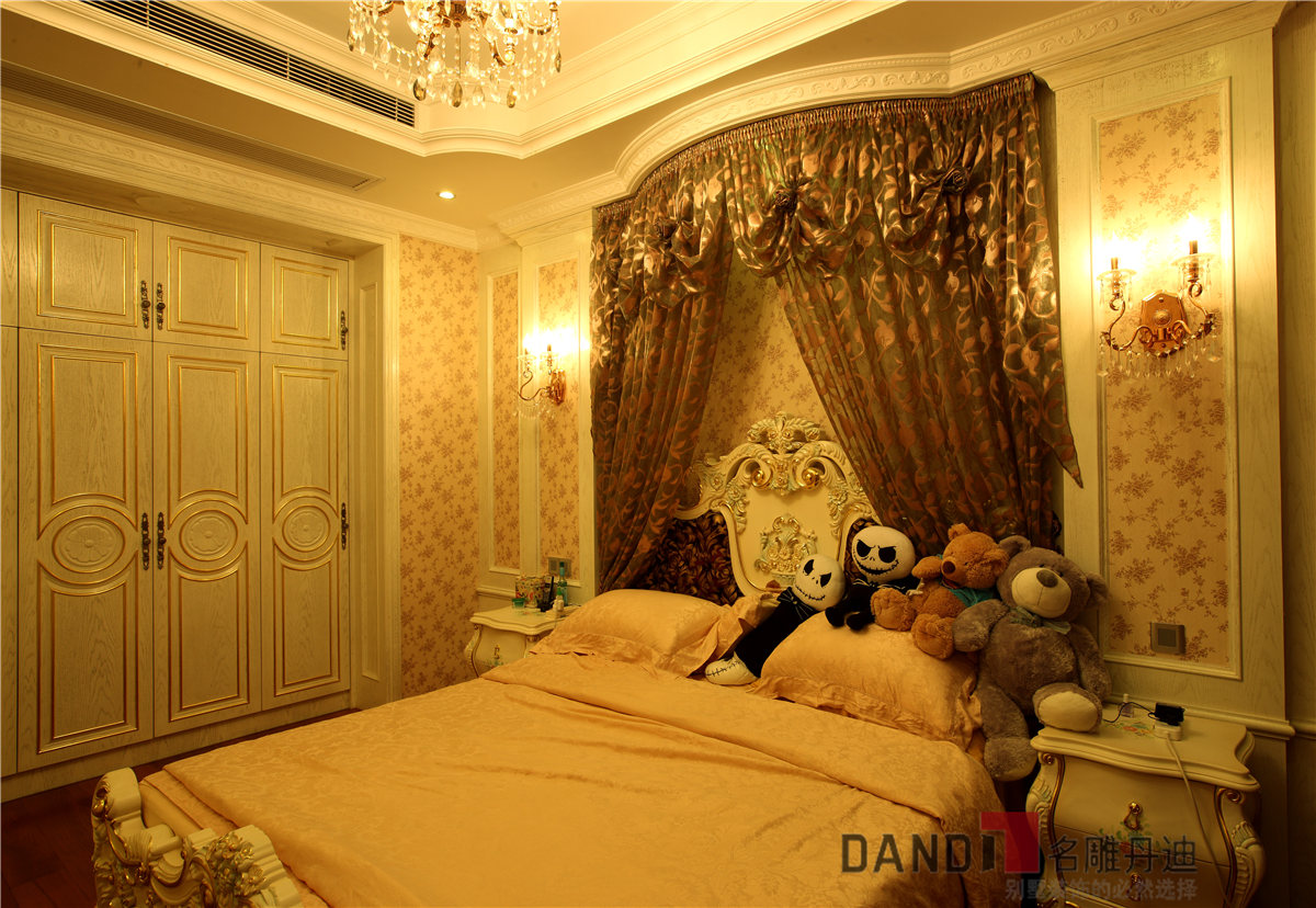 简欧 跃层 卧室图片来自名雕丹迪在懂得生活、享受生活的分享