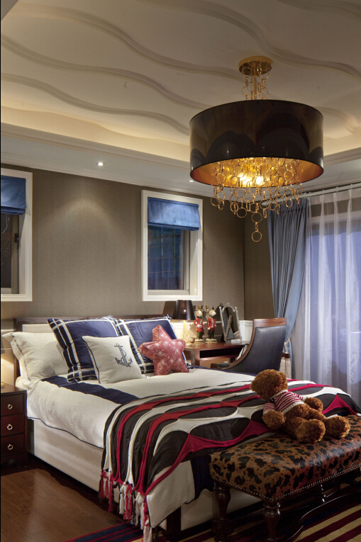 田园 美式 卧室图片来自紫禁尚品设计师李擎在顺义金宝城的分享